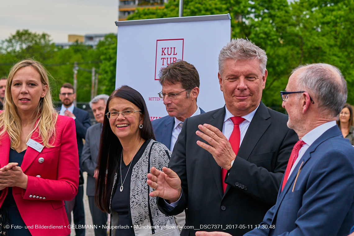 11. Mai 2017 - Grundsteinlegung für die LOGE und dem Kulturquadrat in Neuperlach